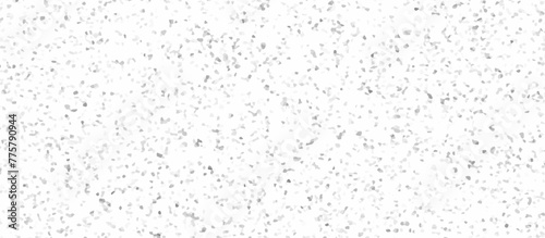 Terrazzo flooring consists of chips of marble texture. quartz surface white  black for bathroom or kitchen countertop. white paper texture background. rock stone marble backdrop textured illustration.