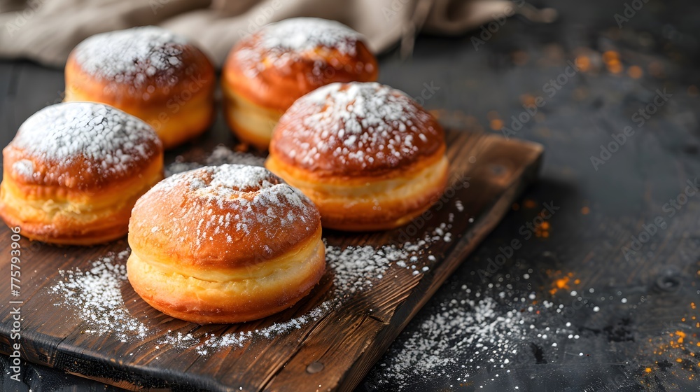 Sweet Culinary Tradition: Round German Donuts for Holiday Delight