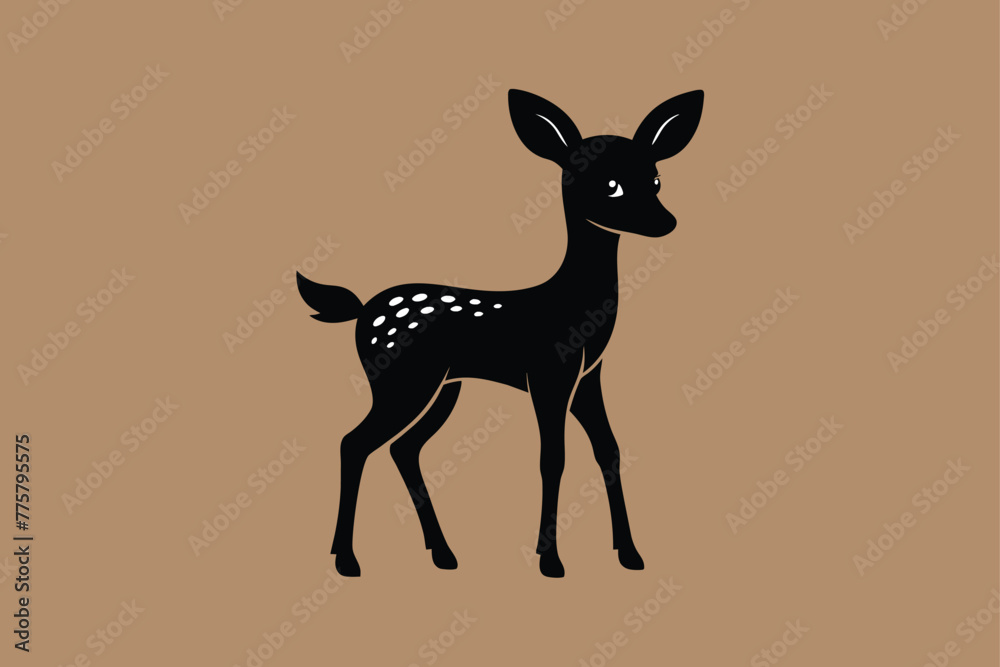 a-minimalist-baby-deer-made-of-north-american-black.eps