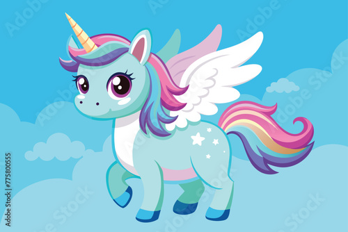 -cartoon-unicorn-cute-sky-vector-illustration vect.eps
