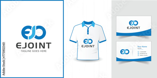 EJO letter logo design