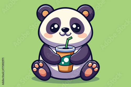 cute-panda-sipping-boba-milk-tea-cartoon-icon-illu .eps