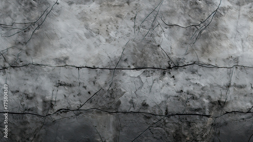 An industrial-themed concrete background with visible cracks and crevices, offering a raw and rugged aesthetic Ai Generative