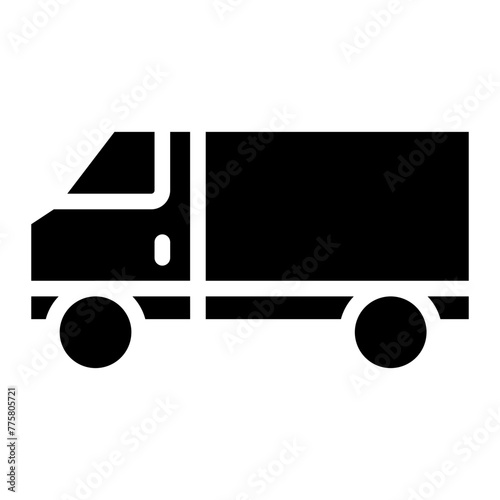 delivery truck glyph