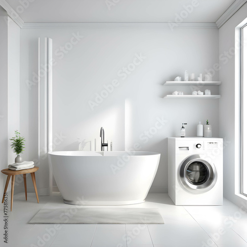 Modern stylish bathroom furniture © Александр Переверзев