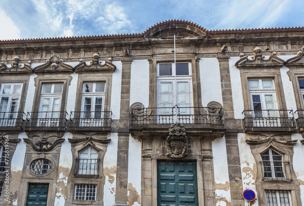 Palace of Sao Joao Novo in Porto, Portugal