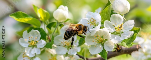 A Springtime Dance: The Essential Role of Bees in Apple Tree Blossom Pollination