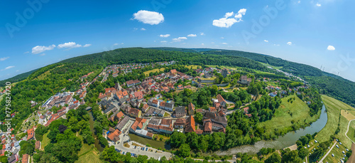 Pappenheim, pittoreske Kleinstadt im Naturpark Altmühltal in Mittelfranken