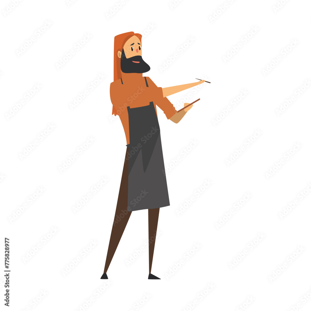 poses of artists with various talents world art day woman