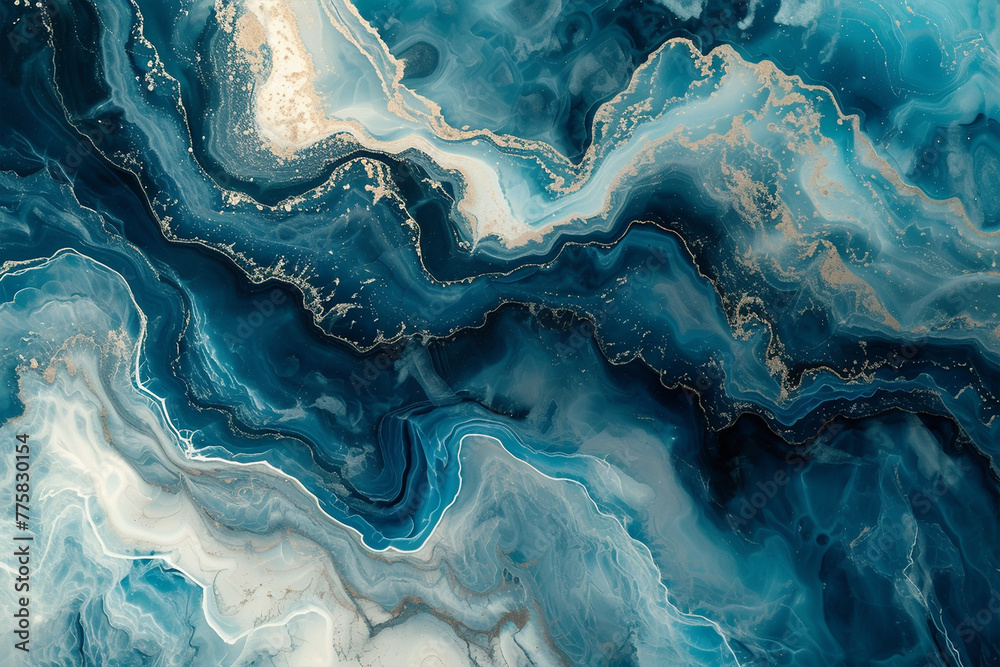 Abstract ocean ART. Natural Luxury background 