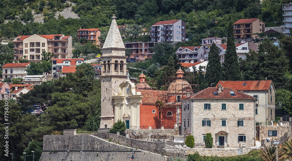 Church of St Matthew in Dobrota town near Kotor city, Montenegro