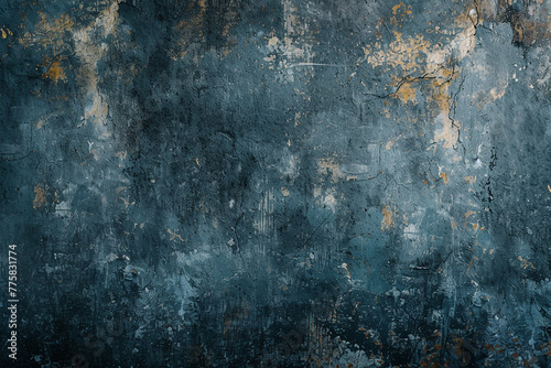 Beautiful grunge grey blue background. Panoramic abstract  photo