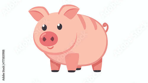 Pig for keeping money vector deposit and safety of fi