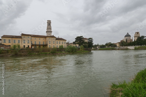 Adige river in Verona, Veneto, Italy