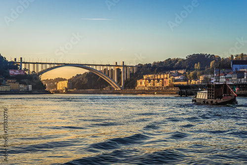 Wallpaper Mural Arrabida Bridge over Douro River between Porto and Vila Nova de Gaia city, Portugal Torontodigital.ca