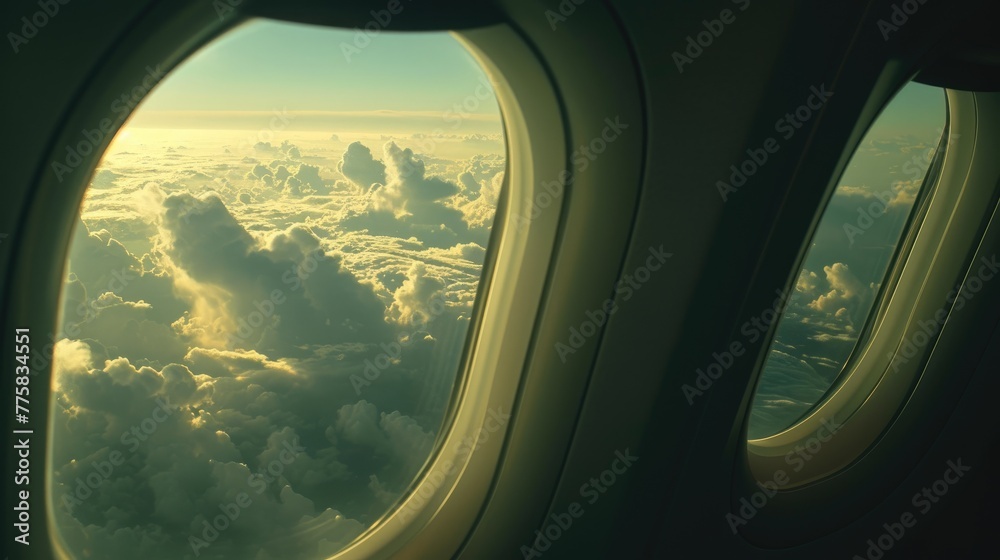 Airborne Adventure: Scenic Plane Window View