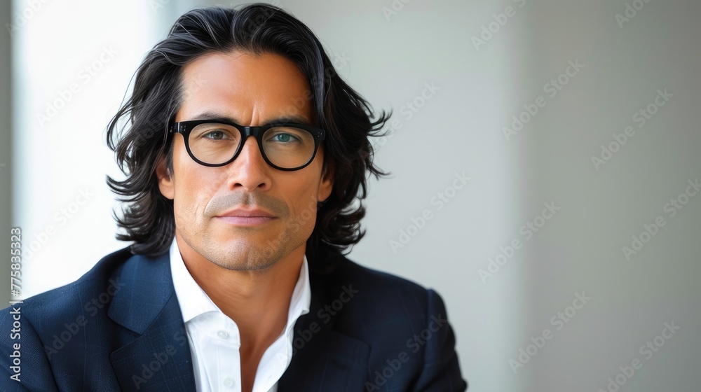 Sophisticated Corporate Look for Middle-Aged Man Sophisticated Corporate Look for Middle-Aged Man