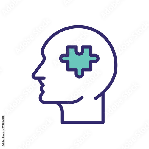 Psychology vector icon