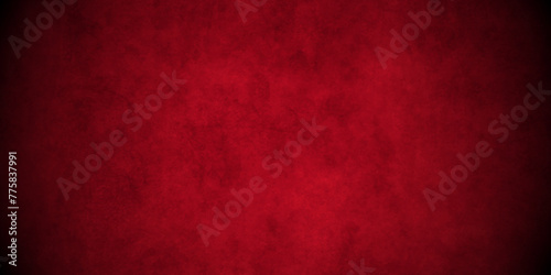 Dark and light red wall grunge backdrop texture. watercolor painted mottled red background  modern colorful concrete dirty smooth ink textures on black paper background.
