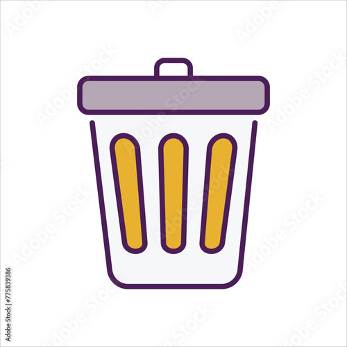 Trash  icon editable stock vector icon