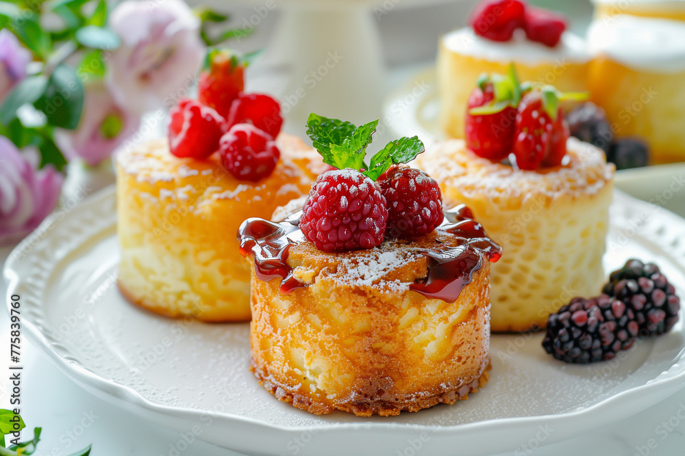 dessert small cakes with different stuffings, homemade delicious gourmet pastry (4) dessert small cakes with different stuffings, homemade delicious gourmet pastry (4)