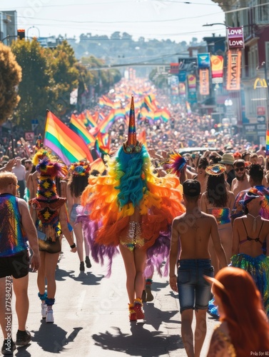 Gay Pride Parade Takes to the Streets
