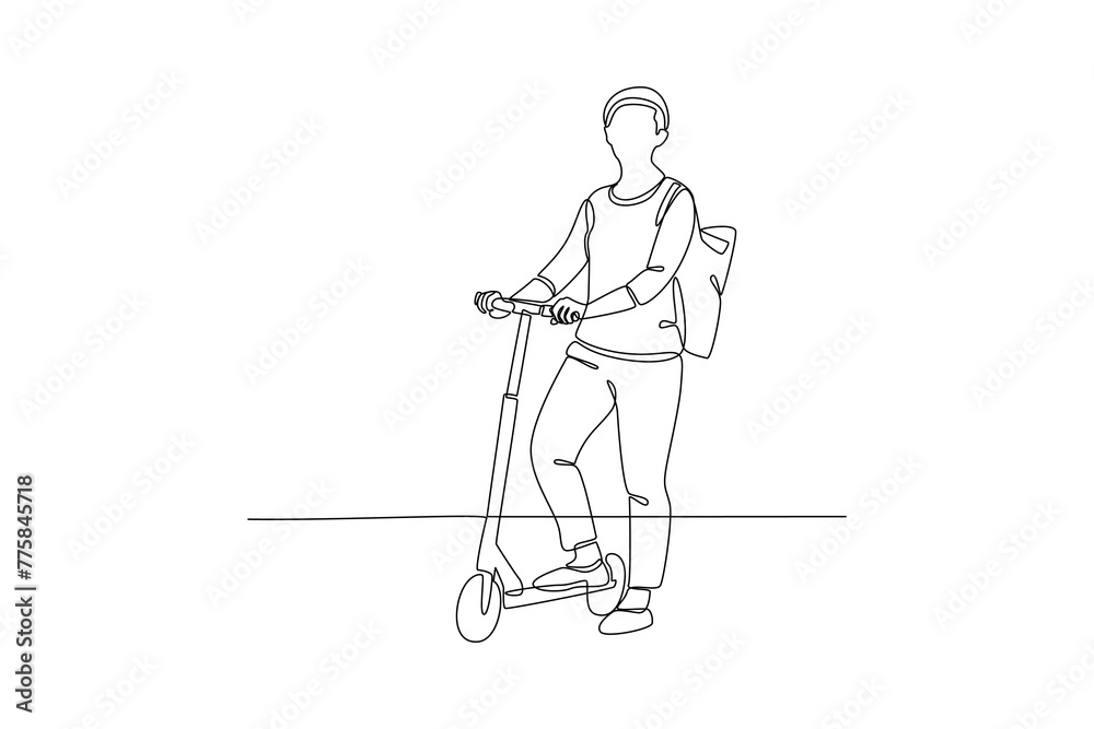 Environmentally friendly transport powered by renewable energy sources and green trasnportation. Pict of man going activity using electric scooter. Gyroboard, bicycle, scooter, scooter,skateboard. Vec Environmentally friendly transport powered by renewable energy sources and green trasnportation. Pict of man going activity using electric scooter. Gyroboard, bicycle, scooter, scooter,skateboard. Vec