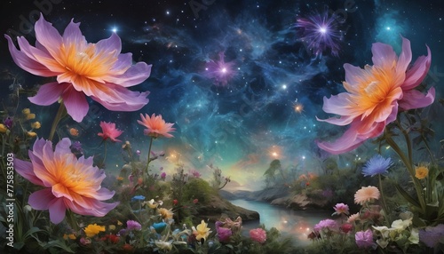 Celestial-Garden-Ethereal-Celestial-Blooms-Surre- 2 © Syed