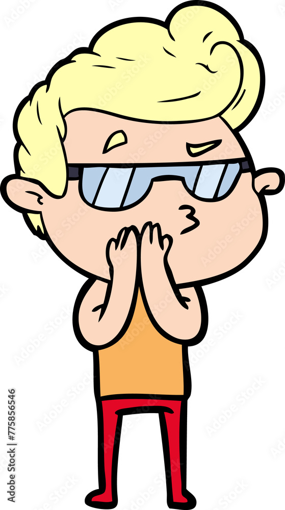 cartoon cool guy cartoon cool guy
