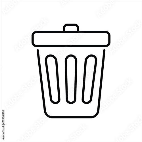Trash  icon editable stock vector icon
