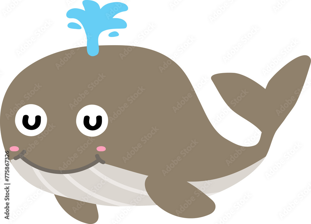 cute whale cartoon, sea animal cute whale cartoon, sea animal
