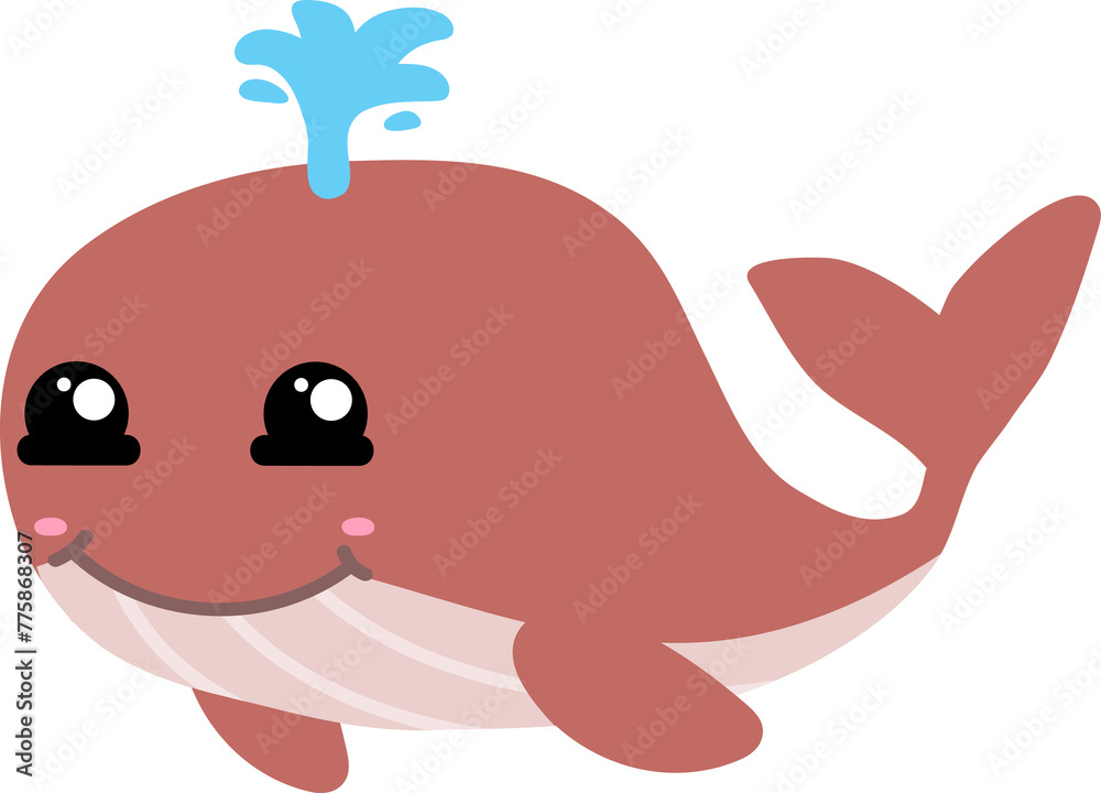 cute whale cartoon, sea animal cute whale cartoon, sea animal