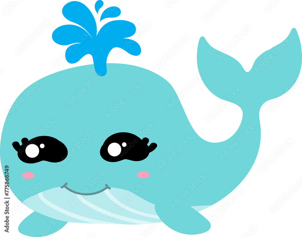 cute whale cartoon, sea animal cute whale cartoon, sea animal