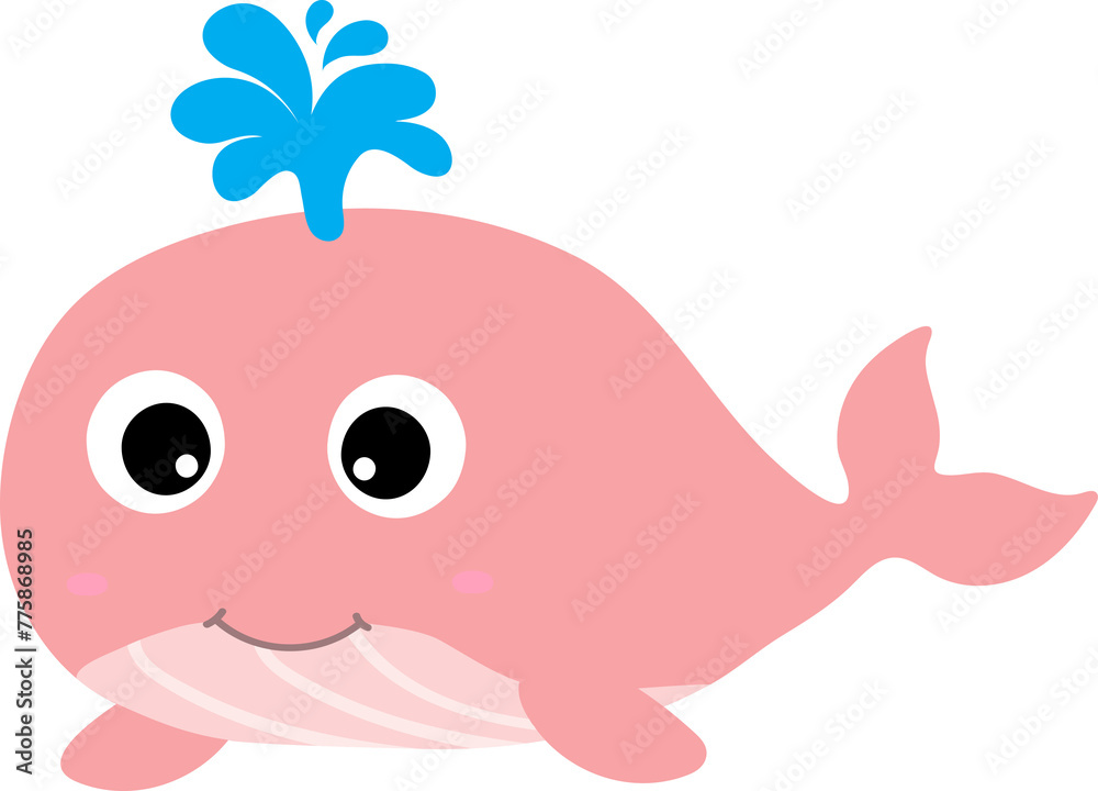 cute whale cartoon, sea animal cute whale cartoon, sea animal