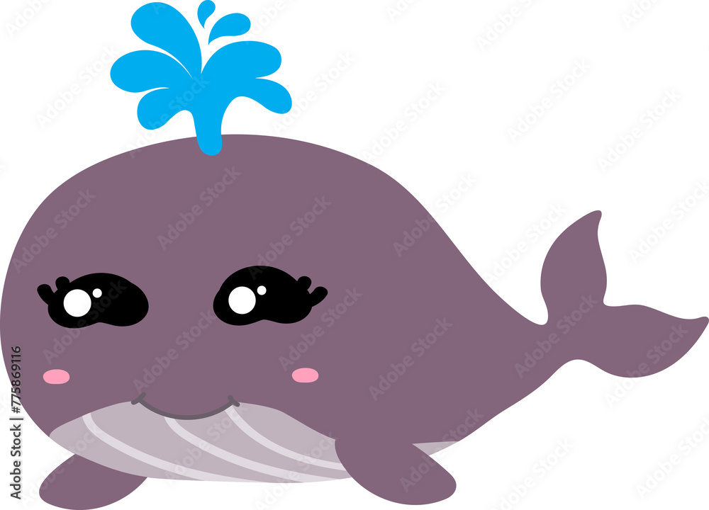 cute whale cartoon, sea animal cute whale cartoon, sea animal
