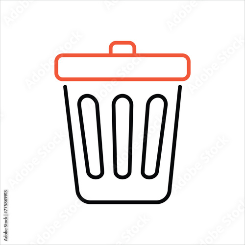 Trash  icon editable stock vector icon