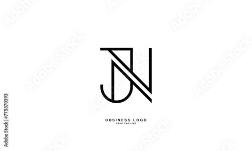 JN, NJJ, N, Abstract Letters Logo Monogram