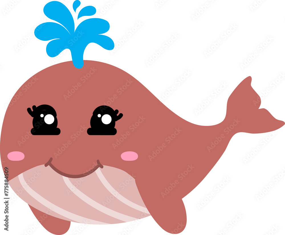cute whale cartoon, sea animal cute whale cartoon, sea animal