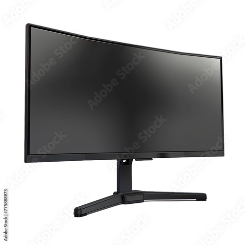 lcd tv monitor illustration clip art png isolated on white background