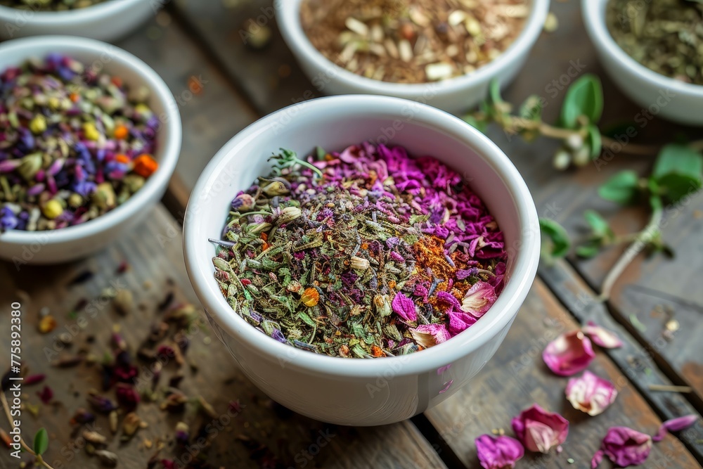 Medicinal Aromatic herbal tea. Fresh tea cup. Generate Ai Medicinal Aromatic herbal tea. Fresh tea cup. Generate Ai