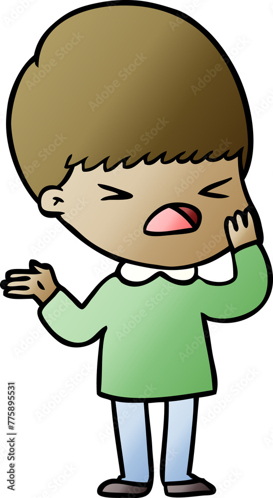 cartoon stressed man cartoon stressed man