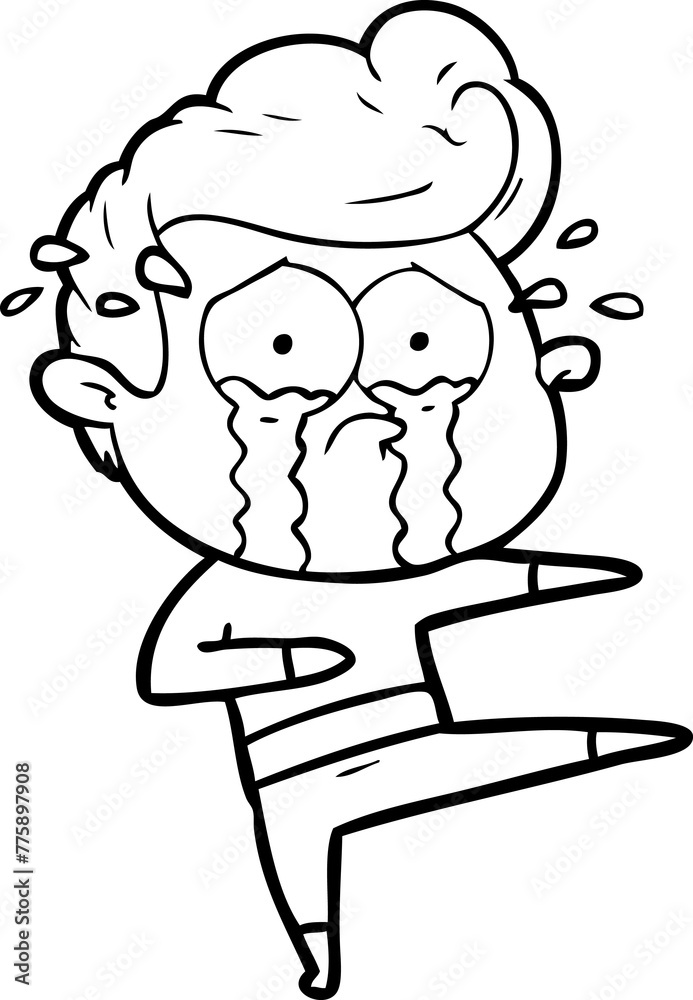 cartoon crying dancer cartoon crying dancer