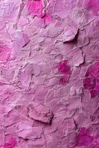 Close up of pink paint on a wall, suitable for interior design projects