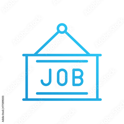 jobs open vector icon