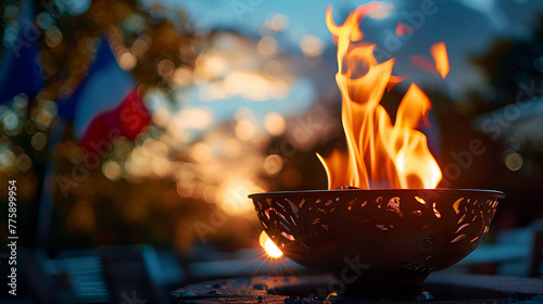 Ceremony of the Olympic Flame , generative ai