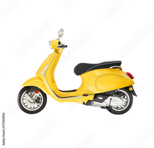 scooter italien jaune
