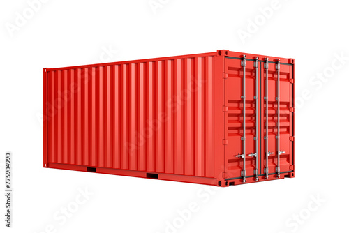 Obraz na płótnie Container rouge 