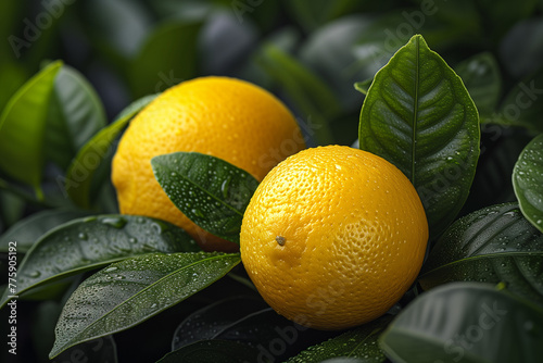 Des citrons très jaunes