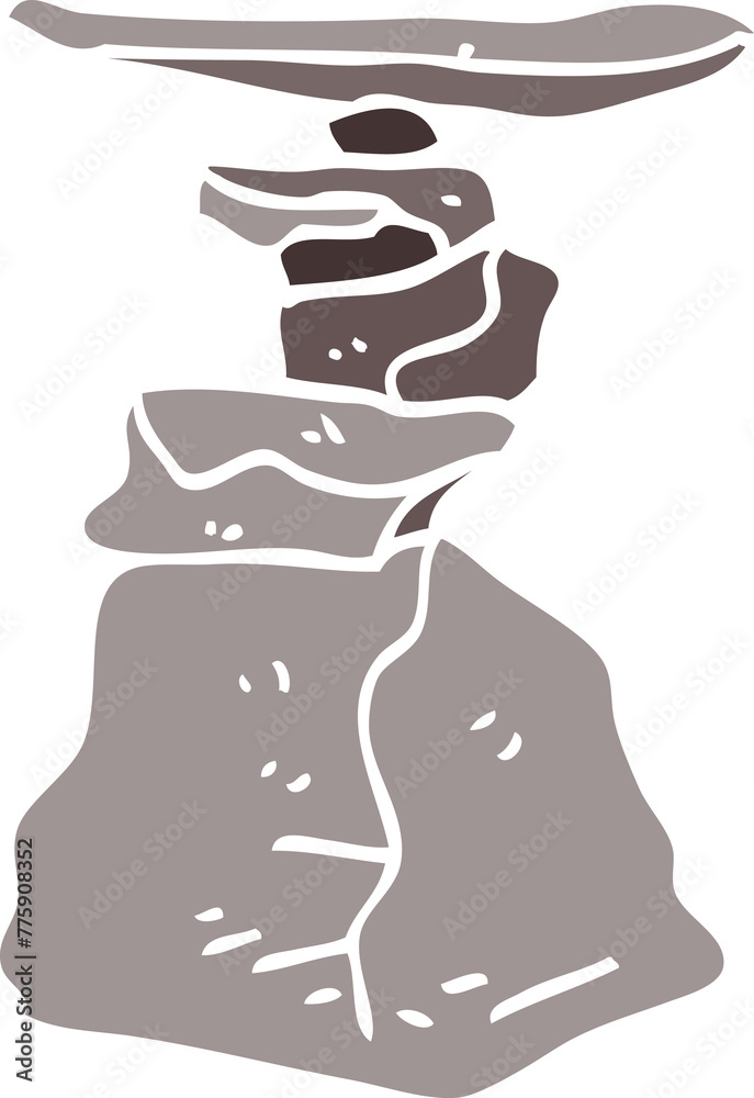 cartoon doodle stacked rocks cartoon doodle stacked rocks
