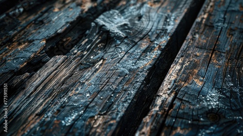Detailed view of a piece of wood on a table. Perfect for furniture or DIY projects
